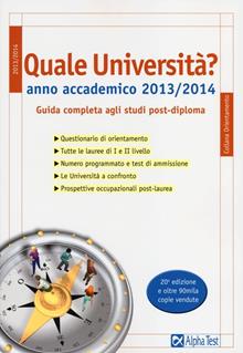 Quale università 2013/2014