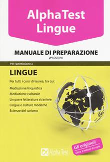 Alpha test. Lingue. Manuale di preparazione