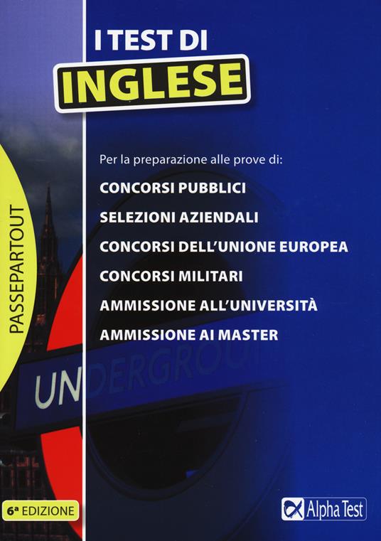 I test di inglese - Francesca Desiderio - copertina