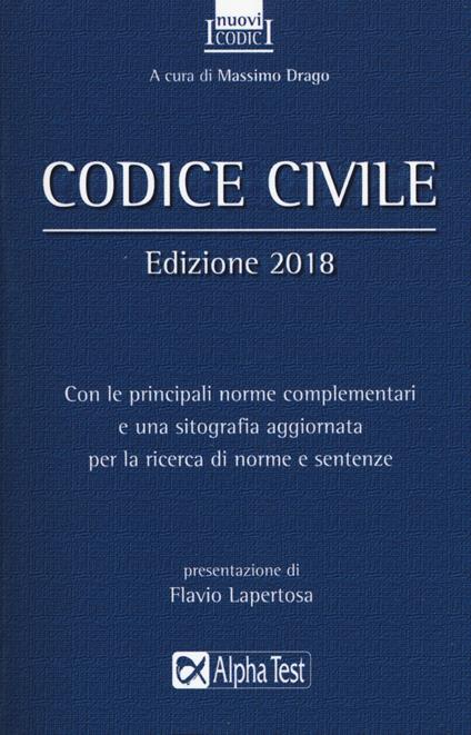 Codice civile 2018 - copertina
