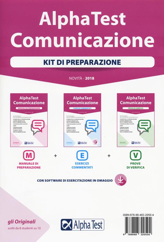 Alpha Test. Comunicazione. Kit di preparazione. Nuova ediz. Con software di simulazione - Mauro Colla,Alessandro Lucchese,Francesca Desiderio - copertina