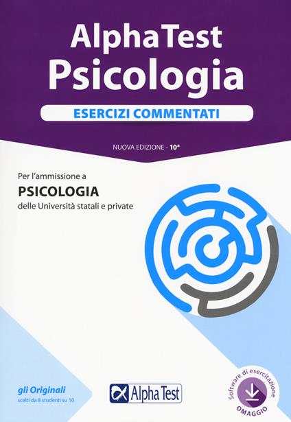 Alpha Test. Psicologia. Esercizi commentati. Con software - copertina