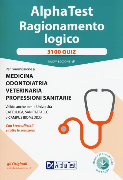 Alpha Test. Ragionamento logico. 3100 quiz. Nuova ediz. Con Contenuto digitale per download e accesso on line - Marco Pinaffo,Massimiliano Bianchini,Fausto Lanzoni - copertina