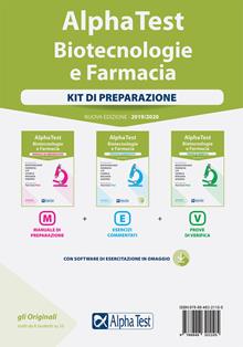 Alpha Test. Biotecnologie e farmacia. Kit di preparazione: Manuale di preparazione-Esercizi commentati-Prove di verifica. Con software di simulazione
