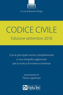 Codice civile. Settembre 2018