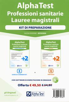 Alpha Test. Prof. San. Lauree magistrali. Kit 2 libri
