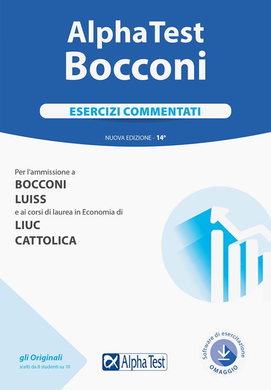 Alpha Test. Bocconi. Esercizi commentati - copertina