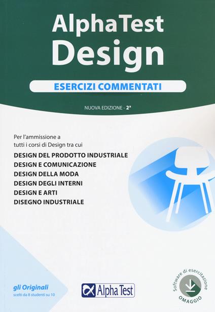Alpha Test. Design. Esercizi commentati. Con Contenuto digitale per accesso online - Stefano Bertocchi,Fausto Lanzoni,Carlo Tabacchi - copertina