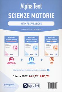 Alpha Test. Scienze motorie. Kit di preparazione