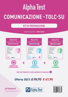 Alpha Test. Comunicazione. TOLC-SU. Kit di preparazione. Nuova ediz. Con software di simulazione