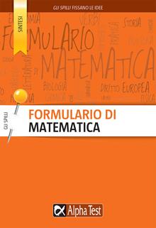 Formulario di matematica