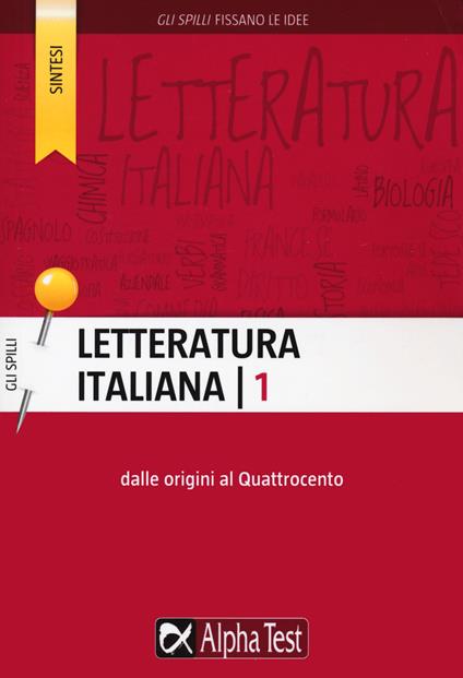 Letteratura italiana. Vol. 1: Dalle origini al Quattrocento - Giuseppe Vottari - copertina