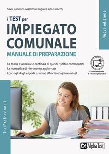 I test per impiegato comunale. Manuale di preparazione