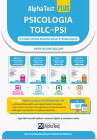 Alpha Test. Plus Psicologia TOLC-PSI. Kit completo di preparazione con training on line personalizzato. Con MyDesk