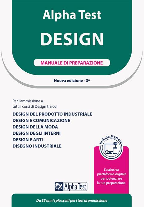 Alpha Test. Design. Kit completo di preparazione. Con MyDesk - Stefano Bertocchi,Giuseppe Vottari,Fausto Lanzoni - 3