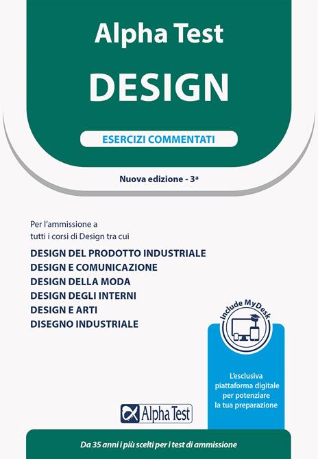 Alpha Test. Design. Kit completo di preparazione. Con MyDesk - Stefano Bertocchi,Giuseppe Vottari,Fausto Lanzoni - 4