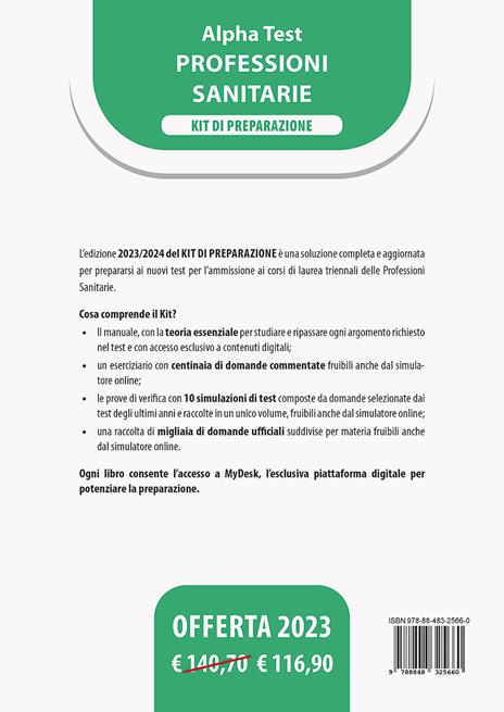 Alpha Test. Professioni sanitarie. Kit di preparazione. Ediz. MyDesk - 2