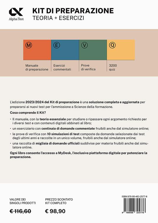 Alpha Test Formazione Primaria. Kit di preparazione - Raffaella Reale,Fausto Lanzoni,Stefania Provasi - 2