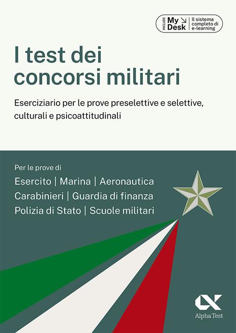 I test dei concorsi militari - Massimo Drago,Giovanni De Bernardi - copertina