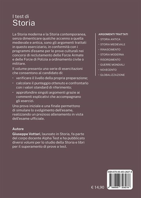 I test di storia - Giuseppe Vottari - 2
