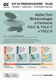 Alpha Test plus. Biotecnologie e farmacia. Kit completo di preparazione con training on line personalizzato. Con espansione online