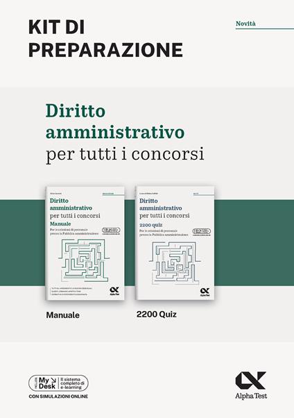 Diritto amministrativo per tutti i concorsi. Kit di preparazione. Ediz. MyDesk. Con Contenuto digitale per download e accesso online - Silvia Cacciotti - copertina