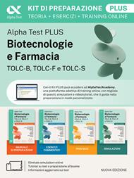 Alpha Test Plus Biotecnologie e Farmacia TOLC-B, TOLC-F e TOLC-S. Kit di preparazione Plus. Edizione 2026/2027. Per TOLC-B, TOLC-F, TOLC-S, TOLC-AV. Con MyDesk e AlphaTestAcademy