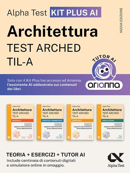 Alpha test plus. Test arched. Kit di preparazione Plus - copertina