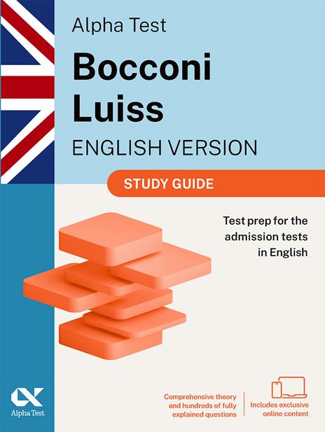 Alpha Test Bocconi Luiss. English version 2026-2027. Test prep kit. For university admission tests. Digital platform and online simulator included. Con espansione online - 3