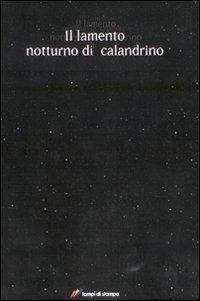 Il lamento notturno di Calandrino - copertina