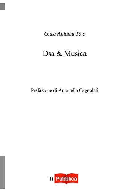 DSA & musica - Giusi Antonia Toto - copertina