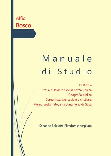 Manuale di studio - Alfio Bosco - copertina