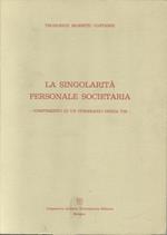 La singolarità personale societaria