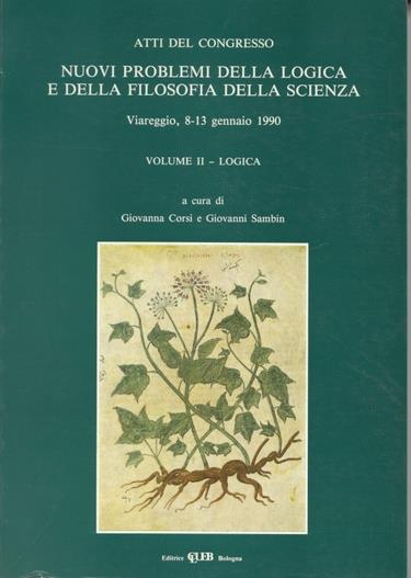 Nuovi problemi della logica e della filosofia della scienza. Atti del Congresso. Vol. 2: Logica - copertina