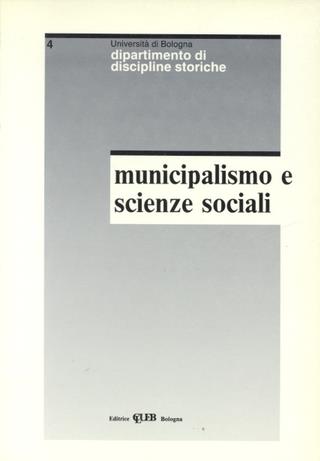 Per una storia comparata del municipalismo e scienze sociali - copertina