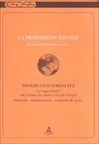 La professione sociale (1998) (2). Minori-genitorialità - copertina