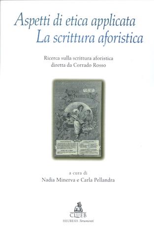 Aspetti di etica applicata. La scrittura aforistica - copertina