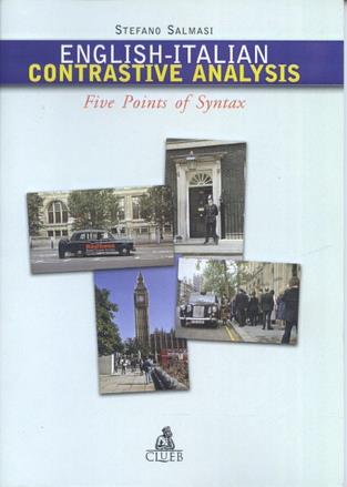 English-italian contrastive analysis. Five points of syntax - Stefano Salmasi - copertina