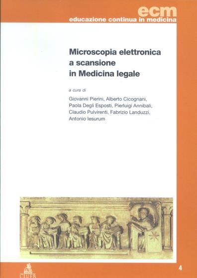 Microscopia elettronica a scansione in medicina legale - copertina