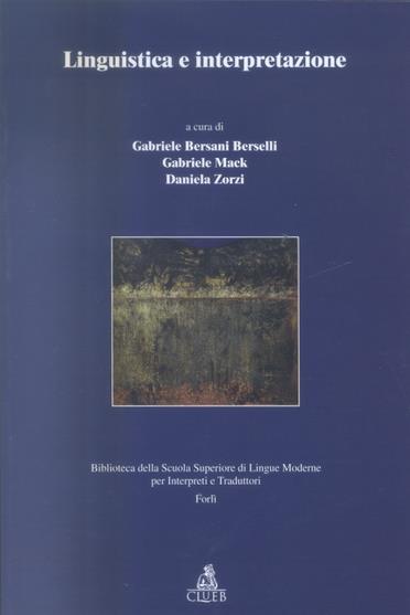 Linguistica e interpretazione - copertina