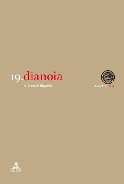 Dianoia. Annali di storia della filosofia. Vol. 19: Profili dell'ombra. - copertina