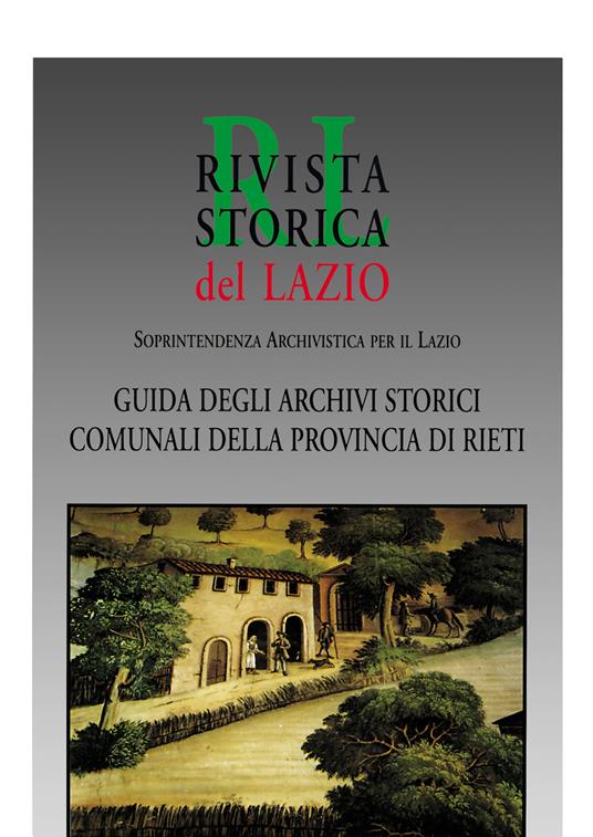 Guida agli archivi storici comunali della provincia di Rieti - copertina