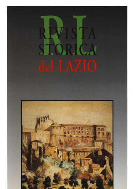 Rivista storica del Lazio. Vol. 17 - copertina