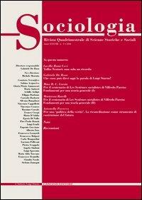 Sociologia. Rivista quadrimestrale di scienze storiche e sociali (2004). Vol. 1 - copertina