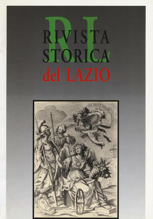 Rivista storica del Lazio. Vol. 19 - copertina