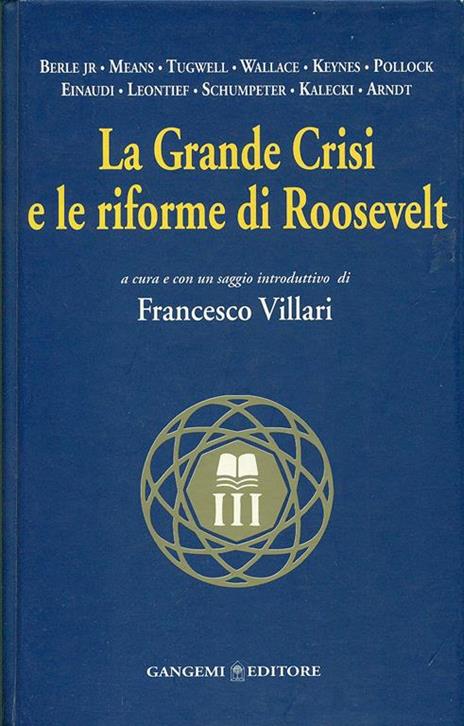 La grande crisi e le riforme di Roosevelt - copertina