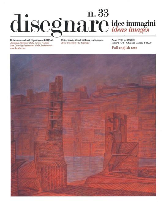 Disegnare. Idee, immagini. Ediz. italiana e inglese. Vol. 33 - copertina