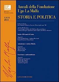 Annali della Fondazione Ugo La Malfa. Storia e politica (2011). Vol. 26 - copertina