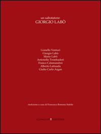 Un sabotatore: Giorgio Labò - copertina