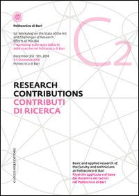 Contributi di ricerca. Ediz. italiana e inglese. Vol. 2 - copertina